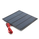 12V 18V Solar Panel with 100/200cm wire Mini Solar System DIY For Battery Cell Phone Charger 1.8W 1.92W 2W 2.5W 3W 1.5W 4.5W 5W - PanasiaMarine.Com