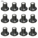Zebra 12pcs/Lot Guitar Amplifier Knobs AMP Skirted Volume Tone Control Speed Knobs For Acoustic Guitar Musical Instruments Parts - PanasiaMarine.Com