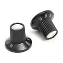 Zebra 12pcs/Lot Guitar Amplifier Knobs AMP Skirted Volume Tone Control Speed Knobs For Acoustic Guitar Musical Instruments Parts - PanasiaMarine.Com