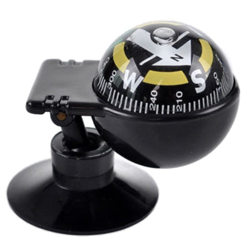 New Car Vehicle Floating Ball Magnetic Navigation Compass Black - PanasiaMarine.Com