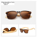 Bamboo Sunglasses Men Women Travel Goggles Sun Glasses Vintage Wooden Leg Eyeglasses Fashion Brand Design Sunglasses Male Female - PanasiaMarine.Com