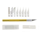 9 Blades Craft Artwork  Engraving DIY Cutter Set Model Repairing Multipurpose  Sculpture Scalpel Carving Knife - PanasiaMarine.Com
