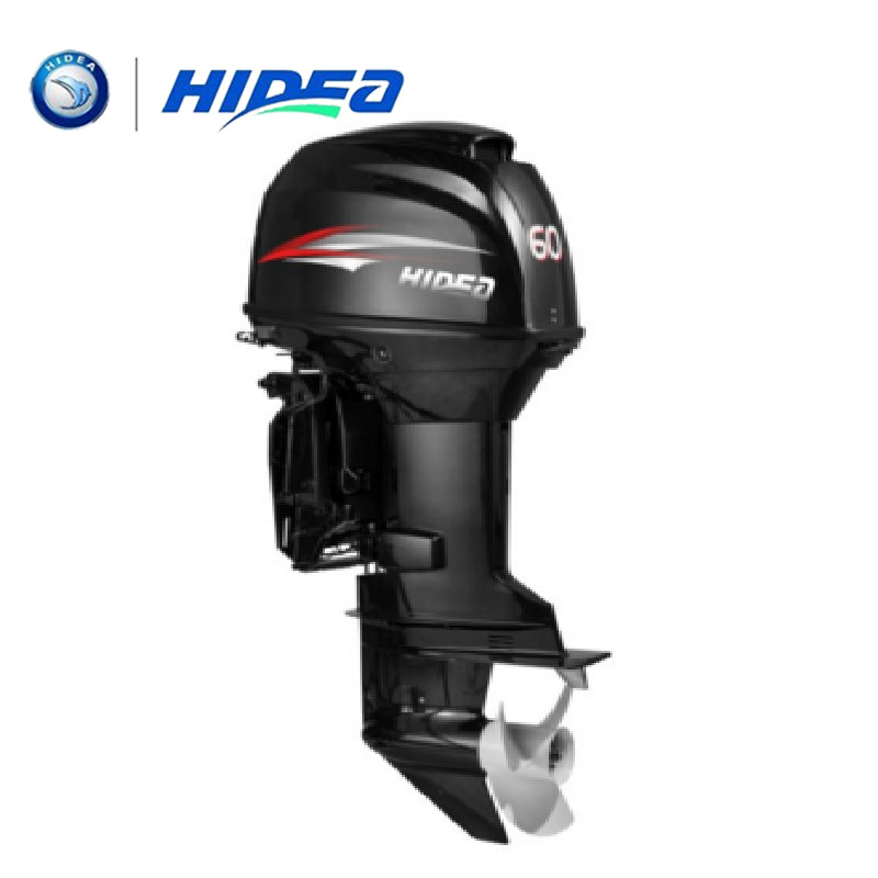 HIDEA Hot Selling Water Cooled 2-stroke 60 HP Marine Engine Outboard Motor For Boats  long shaft - PanasiaMarine.Com