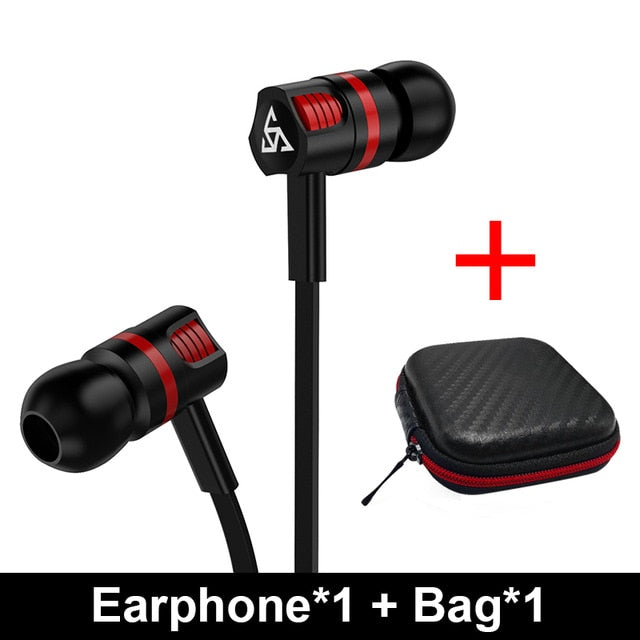 Musttrue Professional Earphone Super Bass Headset with Microphone Stereo Earbuds for Mobile Phone Samsung Xiaomi  fone de ouvido - PanasiaMarine.Com