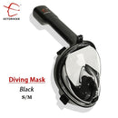 Full Face Snorkeling Masks Panoramic View Anti-fog Anti-Leak Swimming Snorkel Scuba Underwater Diving Mask GoPro Compatible - PanasiaMarine.Com