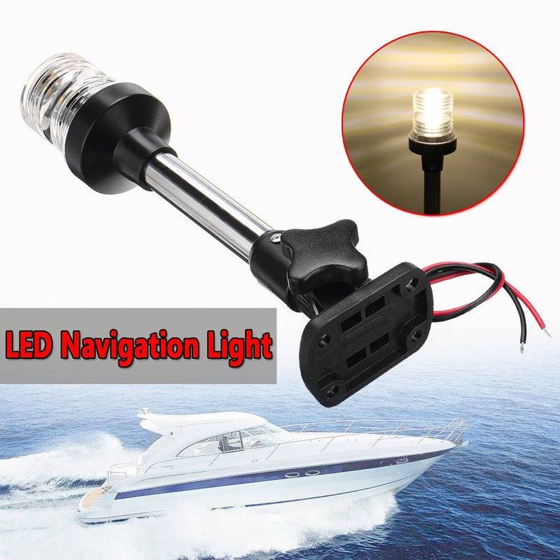 Fold Down Fold Down LED Navigation Light For Yacht Boat Stern Anchor Light 12-24V 25cm Pactrade Marine Boat Sailing Signal Light - PanasiaMarine.Com