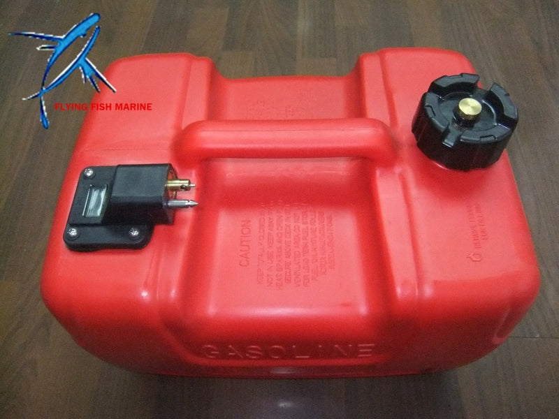 Boat Motor 12L Fuel Tank assembly for Yamaha / Hidea / Powertec Outboard Motor, with fuel cap and fuel gauge - PanasiaMarine.Com