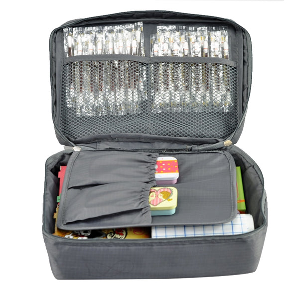 Free Shipping Grey Outdoor Travel First Aid Kit Bag Home Small Medical Box Emergency Survival kit Treatment Outdoor Camping - PanasiaMarine.Com