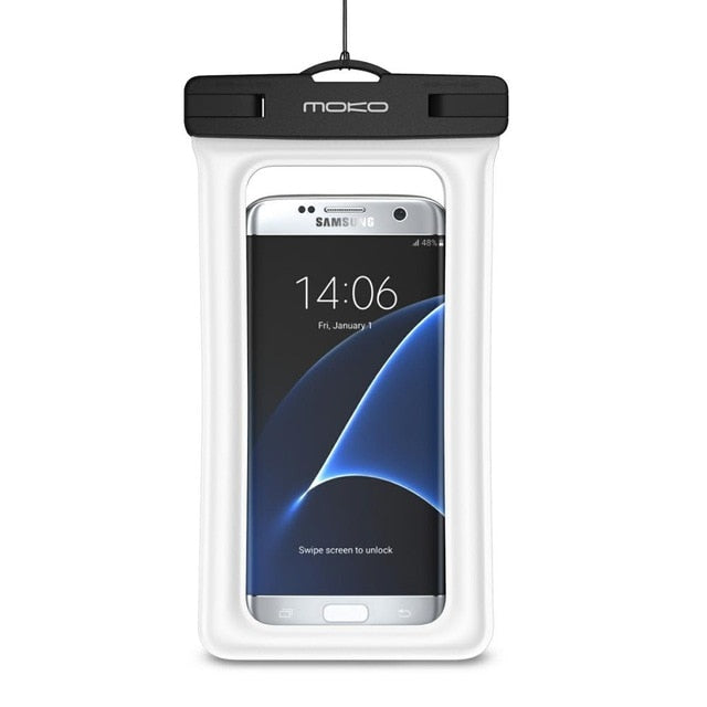 Universal Waterproof Phone Case,MoKo Multifunction CellPhone Dry Bag Pouch with Armband Feature & Neck Strap for iPhone X/8 Plus - PanasiaMarine.Com