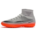 ZHENZU Turf Indoor Black Men Soccer Shoes Kids Cleats Training Football Boots High Ankle Sport Sneakers Size 35-45 Dropshipping - PanasiaMarine.Com