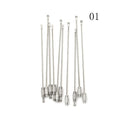 10Pcs 1.5/2mm EDC Keychain Tag Rope Stainless Steel Wire Cable Loop Screw Lock Gadget Ring Key Keyring Circle Camp Hanging Tool - PanasiaMarine.Com