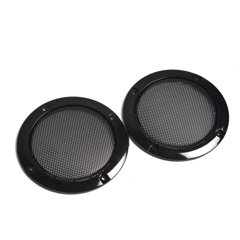 2PCS 2 inch 3 inch 4 inch Black Replacement Round Speaker Protective Mesh Net Cover Grille Circle Speaker Accessories - PanasiaMarine.Com