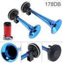 178dB Super Loud 12V Dual Tone Auto Car Air Claxon Horn High Output Compressor Set Trumpet for Motorcycle Boat Truck - PanasiaMarine.Com