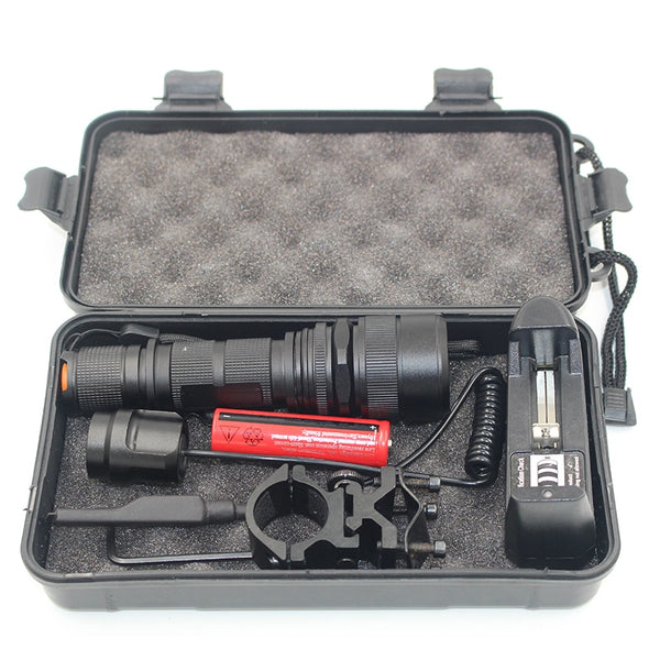 Litwod z30 USB Rechargeable Led Flashlight  XM-L2 U3 5000Lm Zoom Aluminum Remote Switch Led Tactical Flashlight For Hunting - PanasiaMarine.Com
