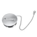 NEW Boat Deck Fill Oil Filler Replacement Cap with Chain Stainless Steel Mirror Polished Marine Hardware Silver Replacement Cap - PanasiaMarine.Com
