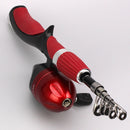 Carbon Fiber Rod Superhard Boat Ice Fly Lure Fishing Rod With High Quality Fishing Reel Fishing Tackle set De Pesca 1.4m Length - PanasiaMarine.Com