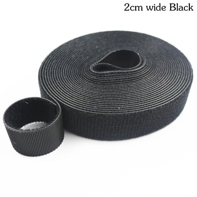 Hot 3Meters Reusable Adhesive Fastener Tape Back to Back Strong Hooks and Loops Fasteners Cable Ties Curtain Fastener Magic Tape - PanasiaMarine.Com