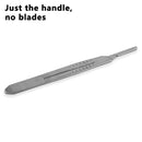 10 pc 20#--23# Carbon Steel Surgical Scalpel Blades + 1pc 4# Handle Scalpel DIY Cutting Tool PCB Repair Animal Surgical Knife