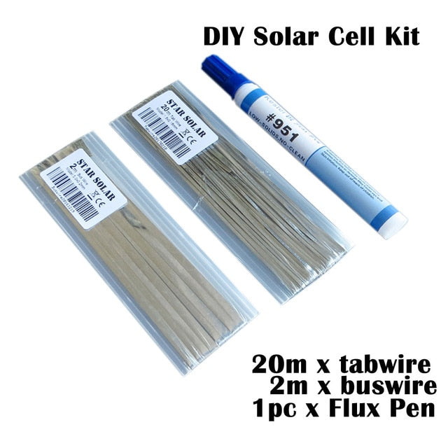 solar Cell tab bus bar wire for PV Ribbon Tabbing wire for DIY connect 951 kester Flux Pen Soldering Rosin PV Solar Panel - PanasiaMarine.Com