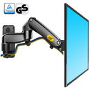 NB F150 Aluminum Alloy 360 Degree 17"-27" Monitor Holder Gas Spring Arm LED LCD TV Wall Mount Loading 2-7kgs - PanasiaMarine.Com