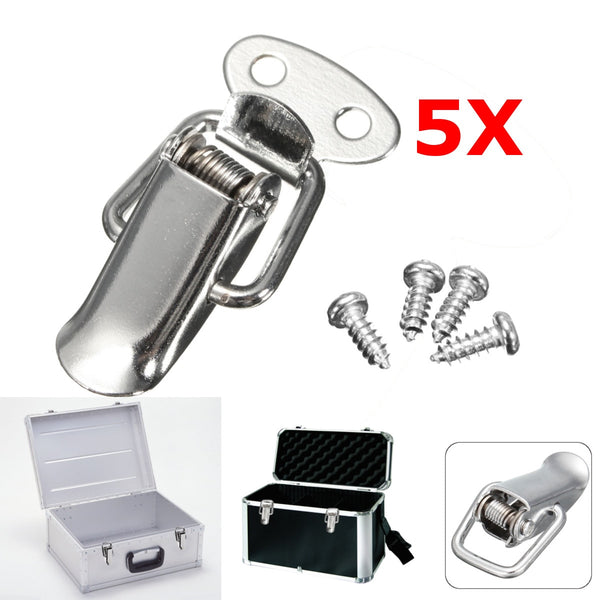 Wholesale 5Pcs/Set Stainless Steel Hardware Cabinet Box Case Spring Loaded Latch Catch Toggle Hasp For Home Office Shop - PanasiaMarine.Com