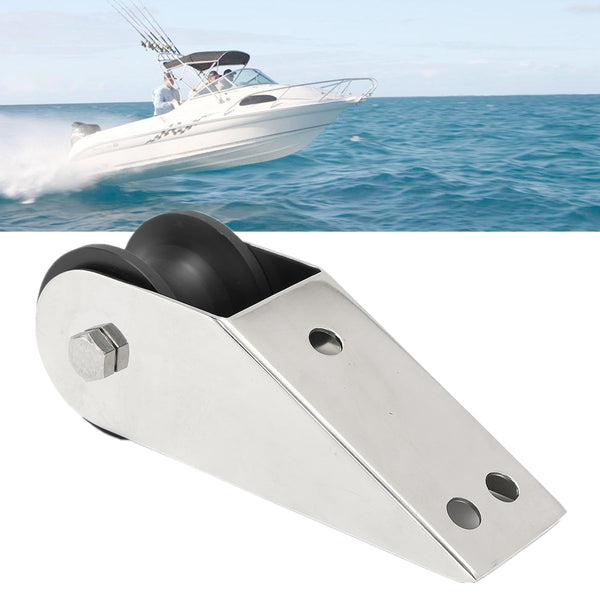 Boat Bow Anchor Rubber Roller 316 Stainless Steel For Fixed Marine Yacht Docking Surface Polishing/Welding Pre-drilled Holes - PanasiaMarine.Com