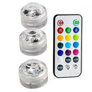 IP68 Waterproof Battery Operated Multi Color Submersible LED Underwater Light for Fish Tank Pond Swimming Pool Wedding Party - PanasiaMarine.Com