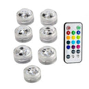 IP68 Waterproof Battery Operated Multi Color Submersible LED Underwater Light for Fish Tank Pond Swimming Pool Wedding Party - PanasiaMarine.Com