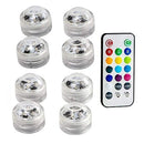 IP68 Waterproof Battery Operated Multi Color Submersible LED Underwater Light for Fish Tank Pond Swimming Pool Wedding Party - PanasiaMarine.Com