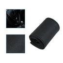 New Car Steering Wheel Cover Braid on Steering Wheel Microfiber Skid-Proof Cover All Single Connector 36-38 cm-Car styling - PanasiaMarine.Com