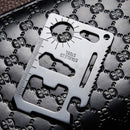 Multi Tools 11 in 1 Multifunction Outdoor Hunting Survival Camping Pocket Military Credit Card Knife Silver  Multitool - PanasiaMarine.Com