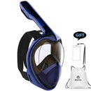 2019 Full Face Snorkeling Masks Panoramic View Anti-fog Anti-Leak Swimming Snorkel Scuba Underwater Diving Mask GoPro Compatible - PanasiaMarine.Com
