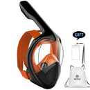 2019 Full Face Snorkeling Masks Panoramic View Anti-fog Anti-Leak Swimming Snorkel Scuba Underwater Diving Mask GoPro Compatible - PanasiaMarine.Com
