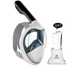 2019 Full Face Snorkeling Masks Panoramic View Anti-fog Anti-Leak Swimming Snorkel Scuba Underwater Diving Mask GoPro Compatible - PanasiaMarine.Com