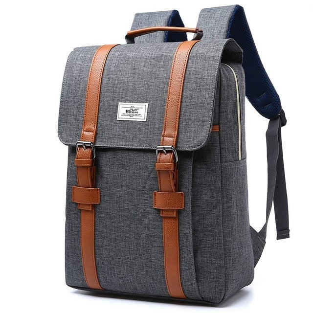 2019 Vintage Men Women Canvas Backpacks School Bags for Teenagers Boys Girls Large Capacity Laptop Backpack Fashion Men Backpack - PanasiaMarine.Com
