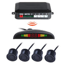 12V Auto Parktronic LED Parking Sensor With 4 Sensors Reverse Backup Car Parking Radar Monitor Detector System Backlight Display - PanasiaMarine.Com