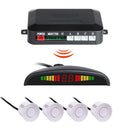 12V Auto Parktronic LED Parking Sensor With 4 Sensors Reverse Backup Car Parking Radar Monitor Detector System Backlight Display - PanasiaMarine.Com