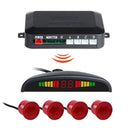 12V Auto Parktronic LED Parking Sensor With 4 Sensors Reverse Backup Car Parking Radar Monitor Detector System Backlight Display - PanasiaMarine.Com