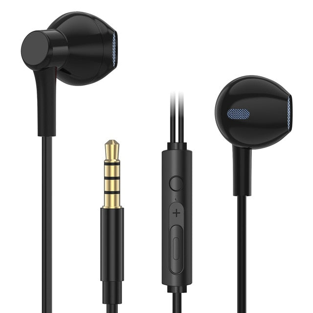 Original  In-ear Earphone with Microphone Headset Hifi Earbuds Stereo Earphones for iPhone 5 5s 6 6S Xiaomi fone de ouvido - PanasiaMarine.Com