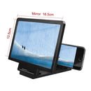 Simple, Generous Cell Phone Screen Magnifier 3D HD Movie Video Amplifier With Foldable Holder Stand - PanasiaMarine.Com
