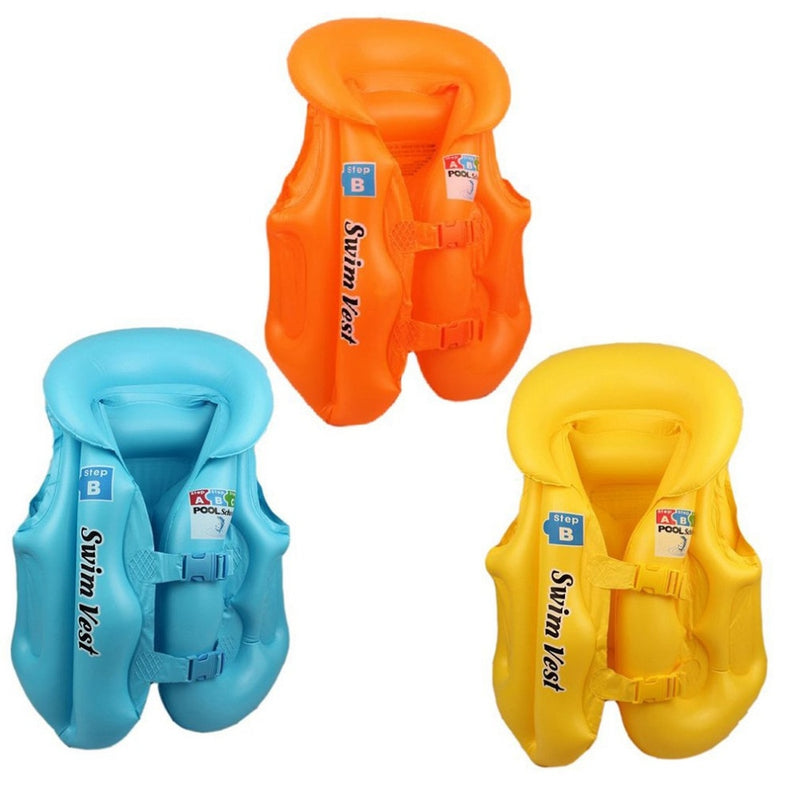 S M L Summer Baby Safety Ride-On Swimming buoyancy vest Toys Kids Pool Rafts Float Swim Inflatable Tube life jacket Babies Toys - PanasiaMarine.Com
