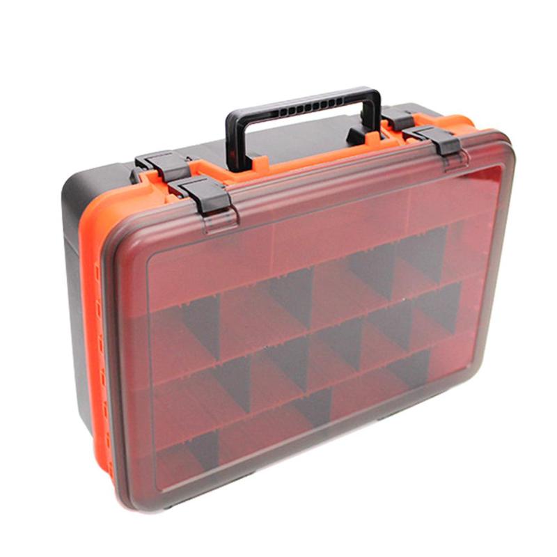 Portable Outdoor Fishing Storage Box Lure Bait Hooks Tackle Tool Container 2 Sides Plastic Case Organizer Fishing Accessories - PanasiaMarine.Com