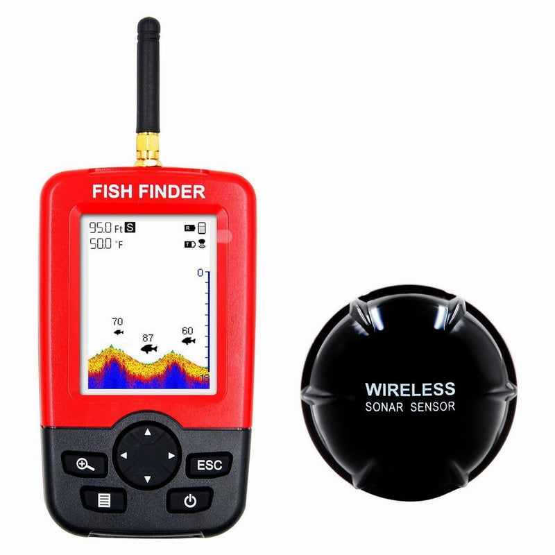 Smart Portable Depth Fish Finder with 100 M Wireless Sonar Sensor Sounder Fishfinder for Lake Sea Fishing - PanasiaMarine.Com