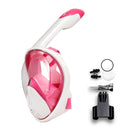 COPOZZ Full Face Snorkel Diving Mask Set Anti Fog Goggles with Camera Mount Compatible Underwater Wide View for Adult Youth - PanasiaMarine.Com