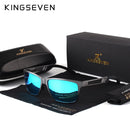 KINGSEVEN  2019 Aluminum Square Men/Women Polarized Coating Mirror Sun GlassesEyewear Sunglasses For Men - PanasiaMarine.Com