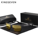 KINGSEVEN  2019 Aluminum Square Men/Women Polarized Coating Mirror Sun GlassesEyewear Sunglasses For Men - PanasiaMarine.Com