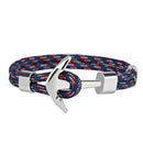 Kirykle Hot Sale Couple Bracelets Fashion Alloy Anchor Bracelets Bangles braided Polyester Rope Bracelets for Women Men Gifts - PanasiaMarine.Com