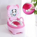 Baby potty toilet bowl training pan toilet seat children's pot kids bedpan portable urinal comfortable backrest cartoon cute pot - PanasiaMarine.Com