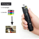 Mini LED Flashlight 4000LM Q5 T6 LED Torch Adjustable Focus Zoom Flash Light Lamp use 14500 and 18650 battery Give gift - PanasiaMarine.Com
