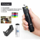 Mini LED Flashlight 4000LM Q5 T6 LED Torch Adjustable Focus Zoom Flash Light Lamp use 14500 and 18650 battery Give gift - PanasiaMarine.Com